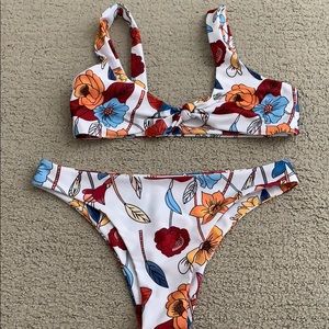 Cute floral bikini
